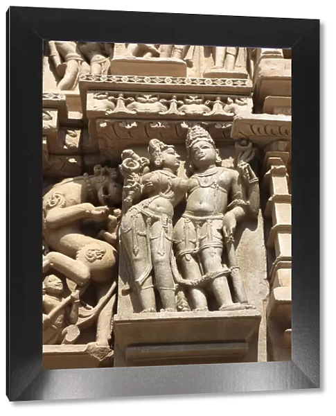 Sculpture of Parsvanatha, Jain temple, UNESCO World Heritage site, Khadjuraho, Madhya