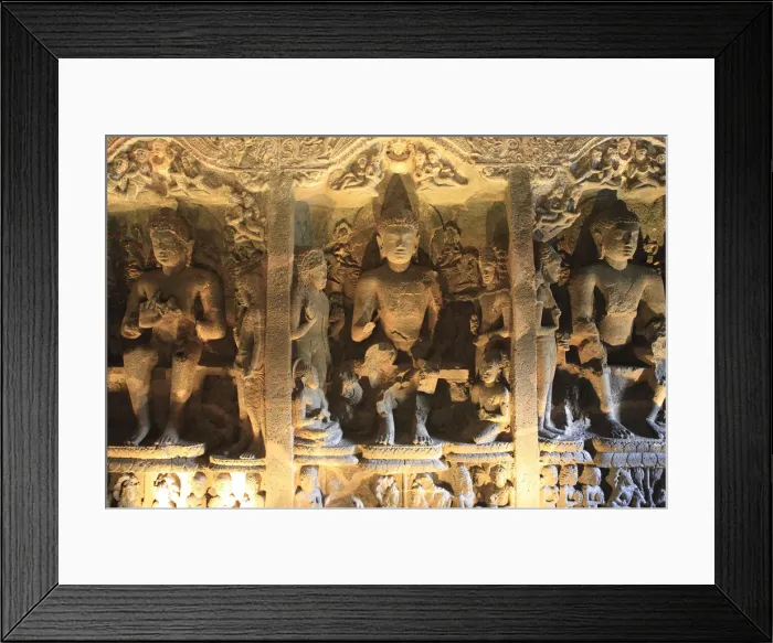 Framed Print : Cave 26, chaitya (Buddhist temple), UNESCO World Heritage site, Ajanta, Maharashtra Framed Print : Cave 26, chaitya (Buddhist temple), UNESCO World Heritage site, Ajanta, Maharashtra