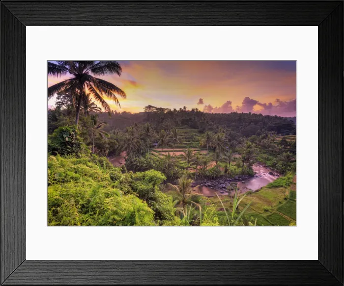 Framed Print : Indonesia, Bali, Ubud, Sayan Valley and Ayung River Framed Print : Indonesia, Bali, Ubud, Sayan Valley and Ayung River