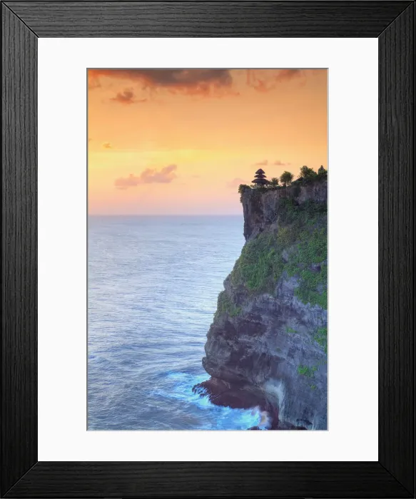 Framed Print : Indonesia, Bali, Uluwatu Clifftop temple