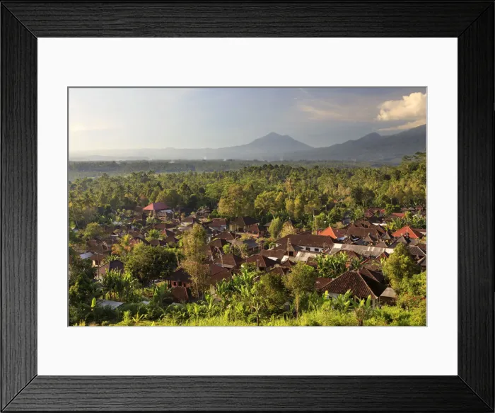 Framed Print : Indonesia, Bali, Sidemen Framed Print : Indonesia, Bali, Sidemen