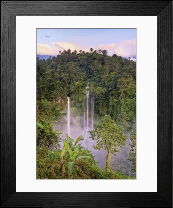 Framed Print : Indonesia, Bali, Sekumpul Waterfall Framed Print : Indonesia, Bali, Sekumpul Waterfall