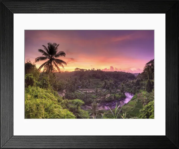 Framed Print : Indonesia, Bali, Ubud, Sayan Valley and Ayung River Framed Print : Indonesia, Bali, Ubud, Sayan Valley and Ayung River