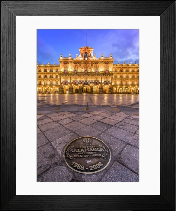Framed Print : Plaza Mayor, Salamanca, Castile and Leon, Spain Framed Print : Plaza Mayor, Salamanca, Castile and Leon, Spain