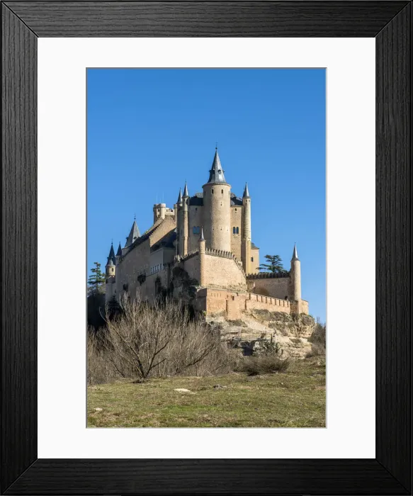 Framed Print : Alcazar fortress, Segovia, Castile and Leon, Spain Framed Print : Alcazar fortress, Segovia, Castile and Leon, Spain