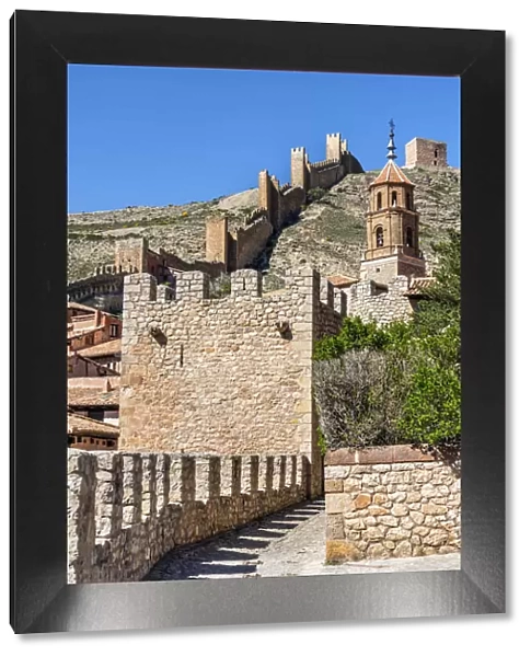 City walls, Albarracin, Aragon, Spain
