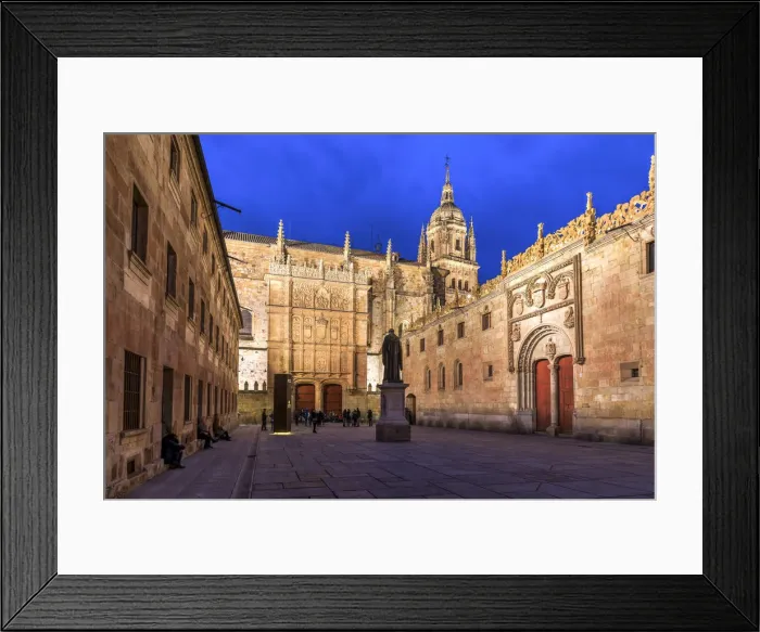 Framed Print : The plateresque facade of the University of Salamanca, the third oldest university Framed Print : The plateresque facade of the University of Salamanca, the third oldest university