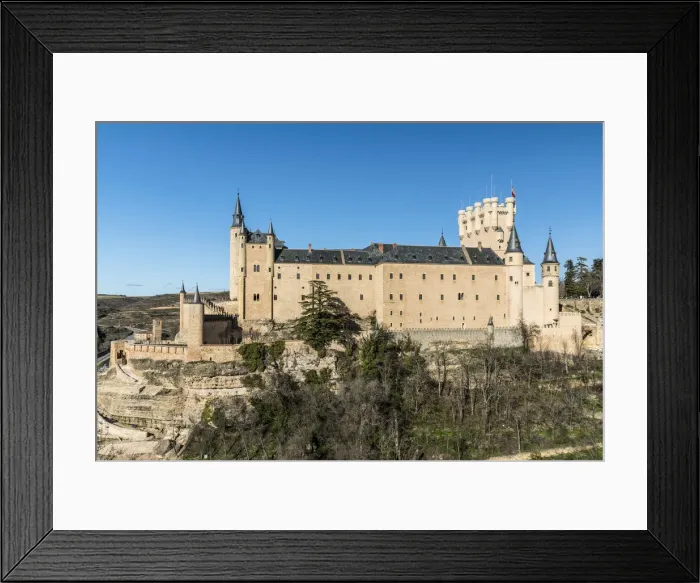 Framed Print : Alcazar fortress, Segovia, Castile and Leon, Spain Framed Print : Alcazar fortress, Segovia, Castile and Leon, Spain