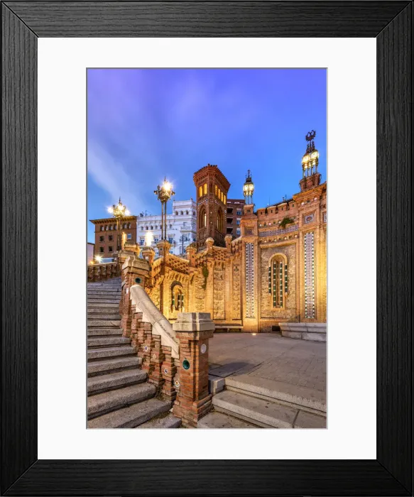 Framed Print : La Escalinata staircase, Teruel, Aragon, Spain Framed Print : La Escalinata staircase, Teruel, Aragon, Spain