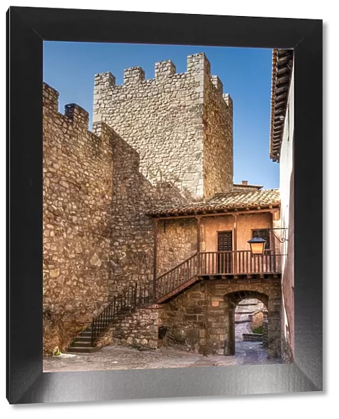 Picturesque corner of Albarracin, Aragon, Spain
