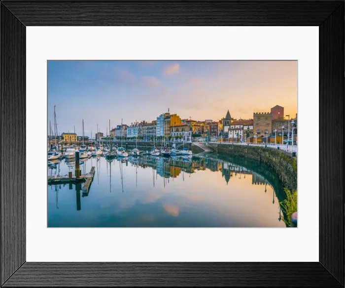 Framed Print : Spain, Asturias, Gijon. Cimadevilla at sunrise Framed Print : Spain, Asturias, Gijon. Cimadevilla at sunrise