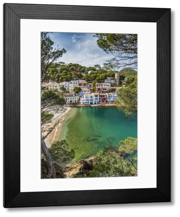 Framed Print : Playa Sa Tuna, Begur, Costa Brava, Catalonia, Spain Framed Print : Playa Sa Tuna, Begur, Costa Brava, Catalonia, Spain