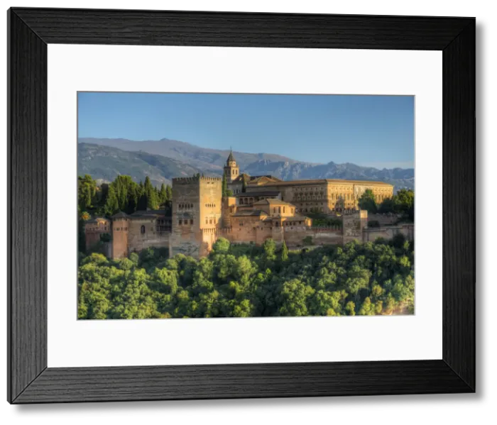 Framed Print : Alhambra from Albaicin, UNESCO World Heritage Site, Granada, Andalusia, Spain Framed Print : Alhambra from Albaicin, UNESCO World Heritage Site, Granada, Andalusia, Spain
