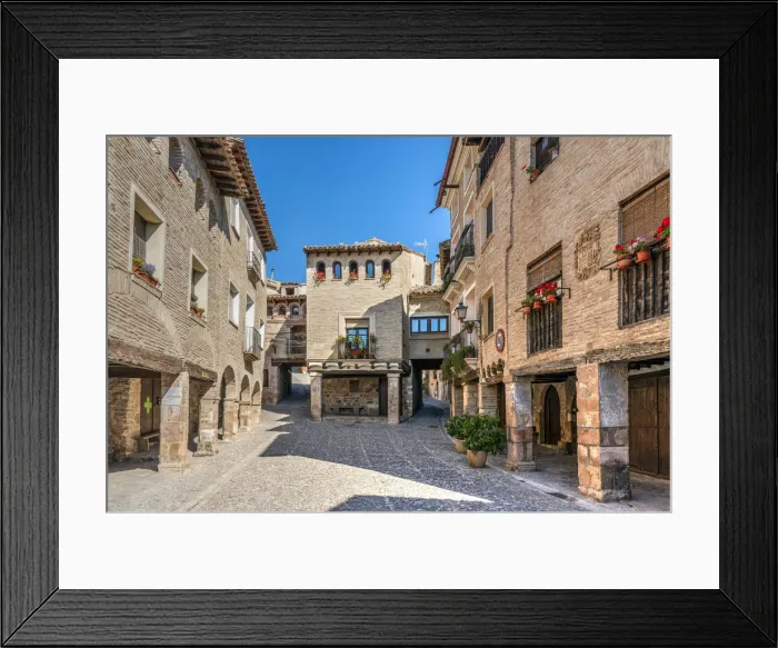 Framed Print : Alquezar, Aragon, Spain Framed Print : Alquezar, Aragon, Spain