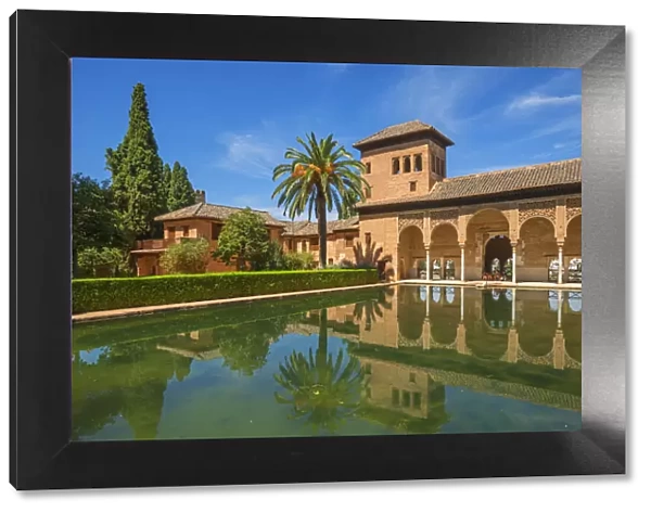 Palacio del Partal, Alhambra, UNESCO World Heritage Site, Granada, Andalusia, Spain