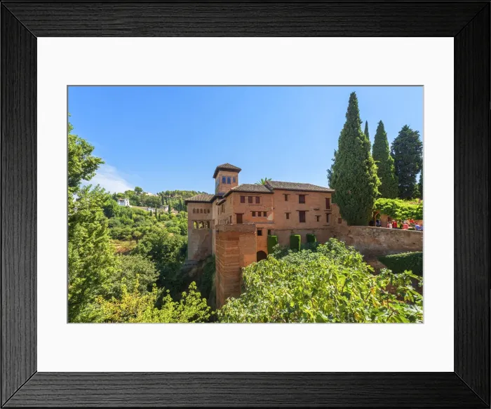 Framed Print : Palacio del Partal with Generalife, Alhambra, UNESCO World Heritage Site, Granada Framed Print : Palacio del Partal with Generalife, Alhambra, UNESCO World Heritage Site, Granada