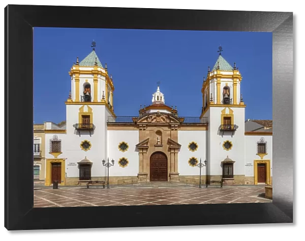 The Socorro Church in Ronda at Plaza del Socorro, Andalusia, Spain