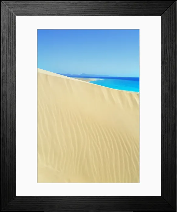 Framed Print : Sandy dunes at Sotavento Beach, Jandia Peninsula, Fuerteventura, Canary Islands, Spain Framed Print : Sandy dunes at Sotavento Beach, Jandia Peninsula, Fuerteventura, Canary Islands, Spain