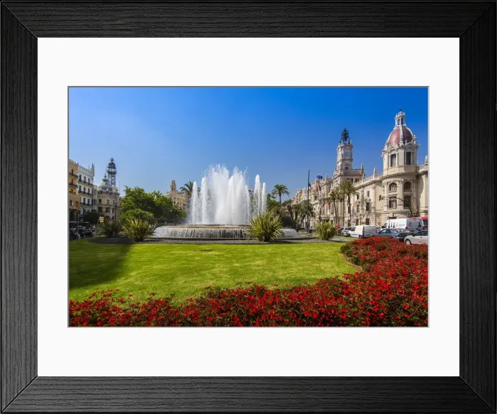 Framed Print : Plaza del Ayuntamiento, Valencia, Comunidad Valenciana, Spain Framed Print : Plaza del Ayuntamiento, Valencia, Comunidad Valenciana, Spain