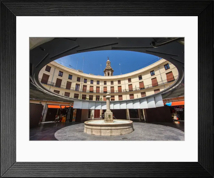 Framed Print : Plaza Redonda, Valencia, Comunidad Valenciana, Spain Framed Print : Plaza Redonda, Valencia, Comunidad Valenciana, Spain