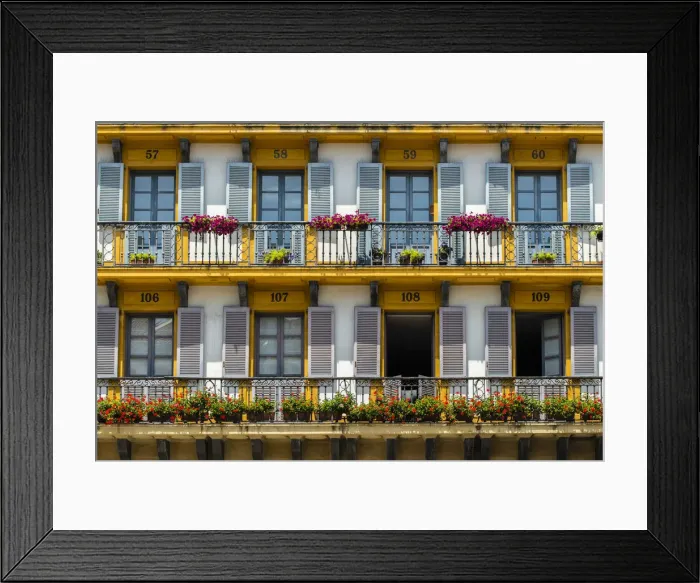 Framed Print : Plaza de la Constitucion was used at the begin as a bullfighting arena until a larger