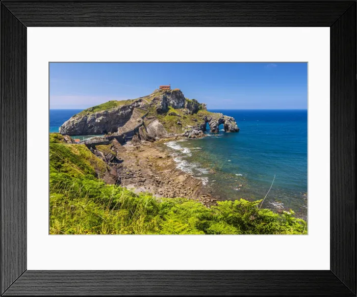 Framed Print : San Juan de Gaztelugatxe islet, Bermeo, Basque Country, Spain Framed Print : San Juan de Gaztelugatxe islet, Bermeo, Basque Country, Spain