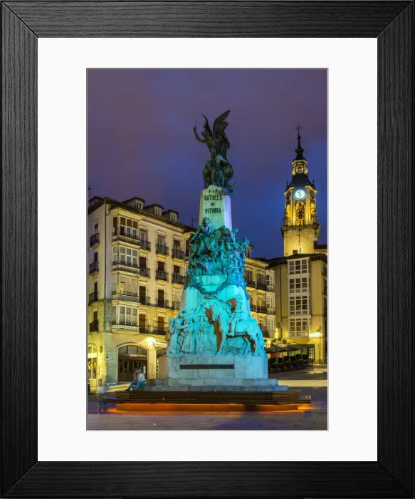 Framed Print : Monument of the Battle of Vitoria, Plaza de la Virgen Blanca, Vitoria-Gasteiz, Alava Framed Print : Monument of the Battle of Vitoria, Plaza de la Virgen Blanca, Vitoria-Gasteiz, Alava