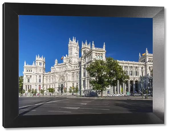 Cibeles Palace, Plaza de Cibeles, Madrid, Comunidad de Madrid, Spain
