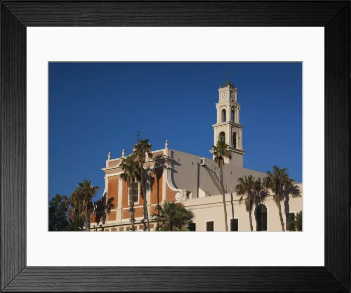 Framed Print : Israel, Tel Aviv, Jaffa and Saint Peters Monastery Framed Print : Israel, Tel Aviv, Jaffa and Saint Peters Monastery