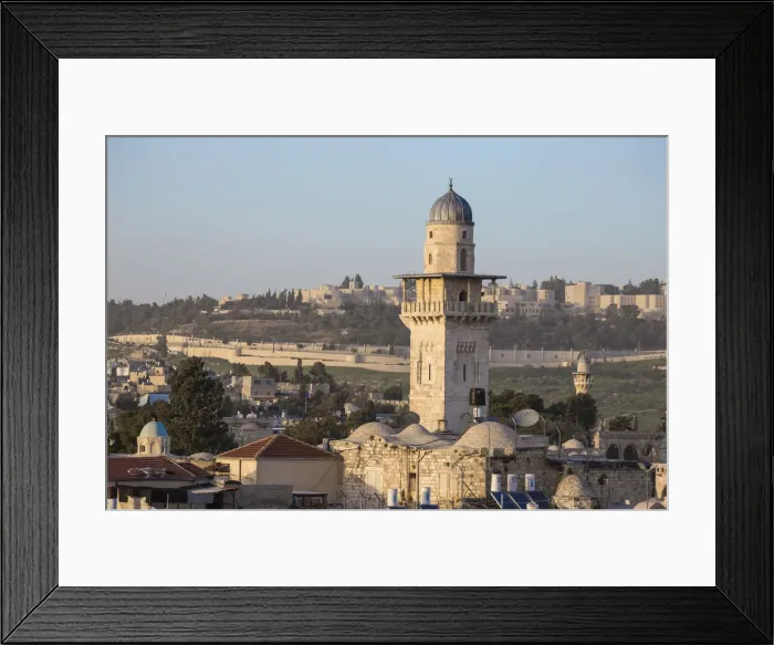 Framed Print : Israel, Jerusalem, Old City, Mosque on Temple Mount Framed Print : Israel, Jerusalem, Old City, Mosque on Temple Mount