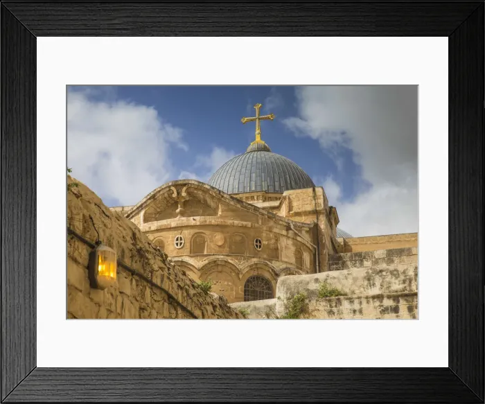 Framed Print : Israel, Jerusalem, Church of the Holy Sepulchre