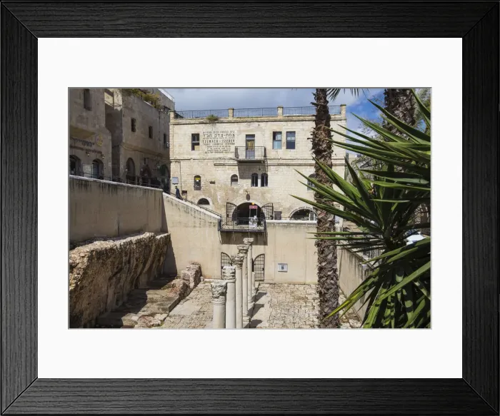 Framed Print : Israel, Jerusalem, Jewish Quarter, Cardo Maximus Framed Print : Israel, Jerusalem, Jewish Quarter, Cardo Maximus