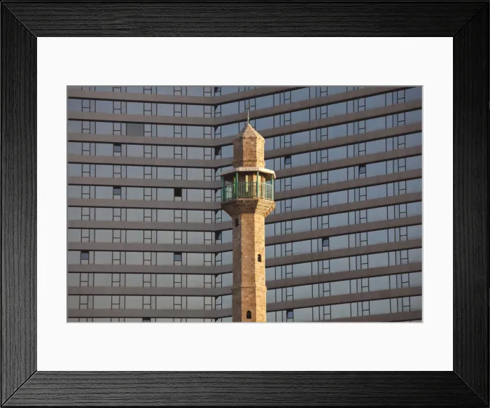 Framed Print : Israel, Tel Aviv, beachfront, Hassan Beq Mosque Framed Print : Israel, Tel Aviv, beachfront, Hassan Beq Mosque