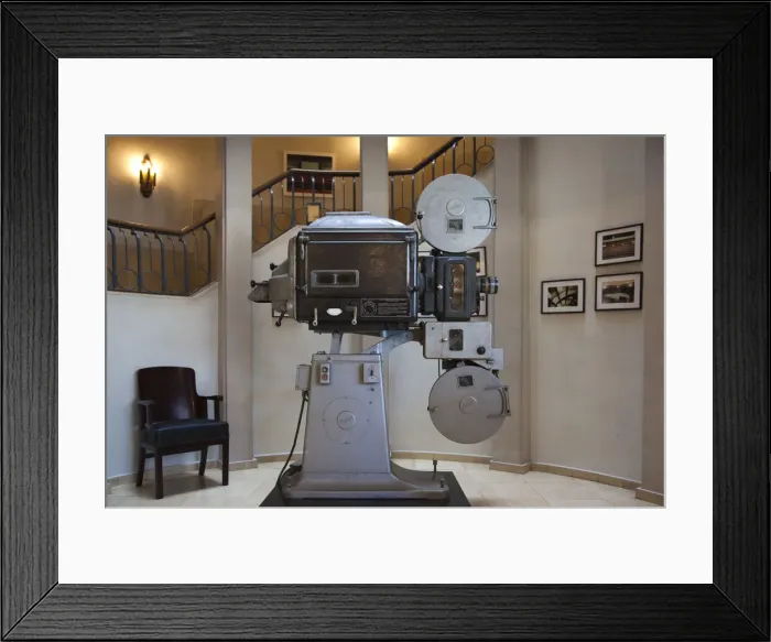 Framed Print : Israel, Tel Aviv, Dizengoff Square, Hotel Cinema Esther, hotel in renovated film theater Framed Print : Israel, Tel Aviv, Dizengoff Square, Hotel Cinema Esther, hotel in renovated film theater
