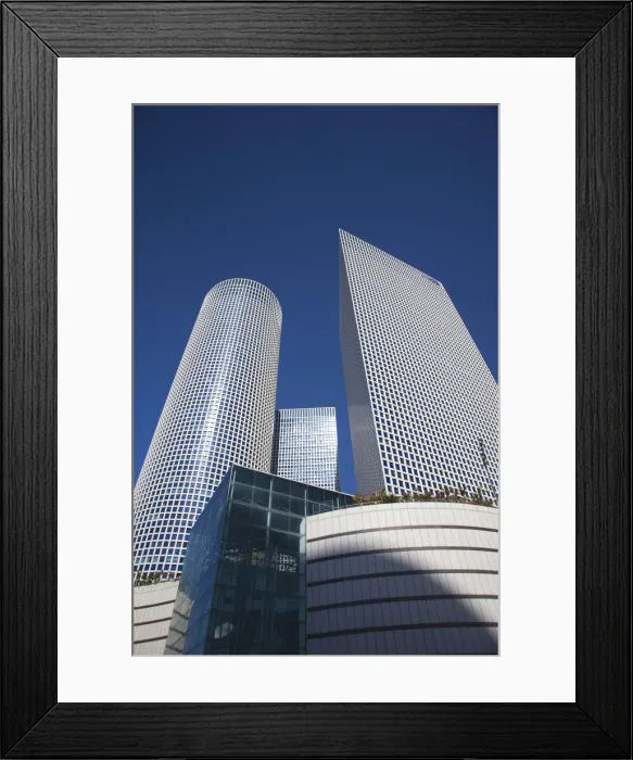 Framed Print : Israel, Tel Aviv, buildings of Azrieli Center Framed Print : Israel, Tel Aviv, buildings of Azrieli Center