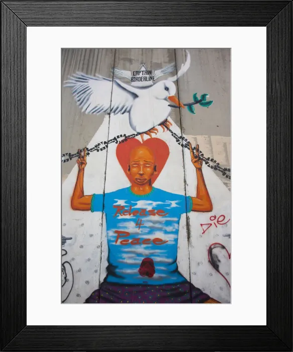 Framed Print : Israel, West Bank, Bethlehem, Israeli-built West Bank Wall surrounding Bethlehem Framed Print : Israel, West Bank, Bethlehem, Israeli-built West Bank Wall surrounding Bethlehem
