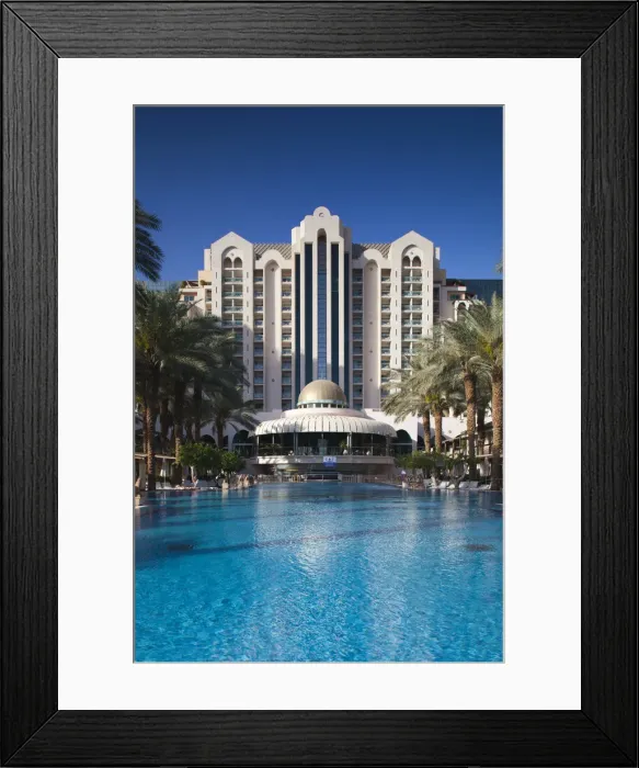 Framed Print : Israel, The Negev, Eilat, Herods Palace Hotel