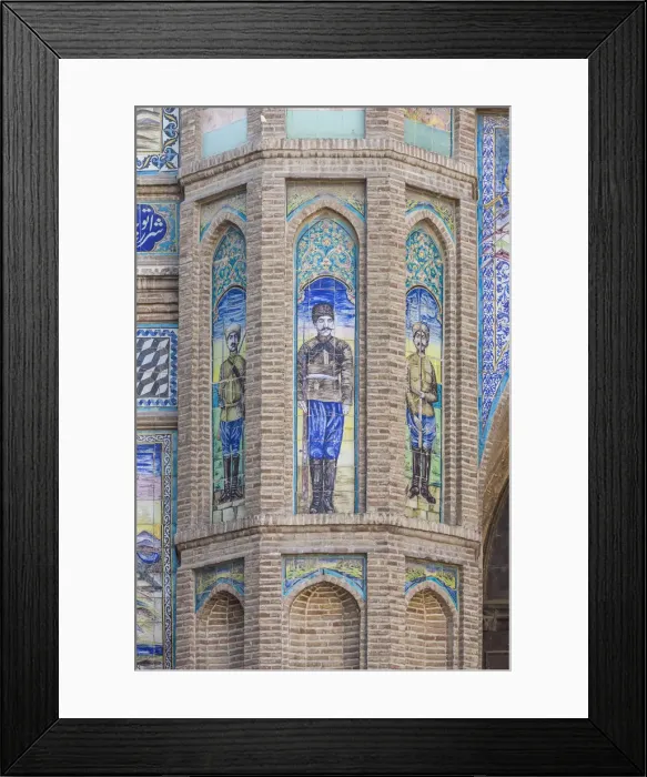 Framed Print : Iran, Tehran, Bagh-e-Melli Tor, gate of the National Garden, Cossack Gate Framed Print : Iran, Tehran, Bagh-e-Melli Tor, gate of the National Garden, Cossack Gate