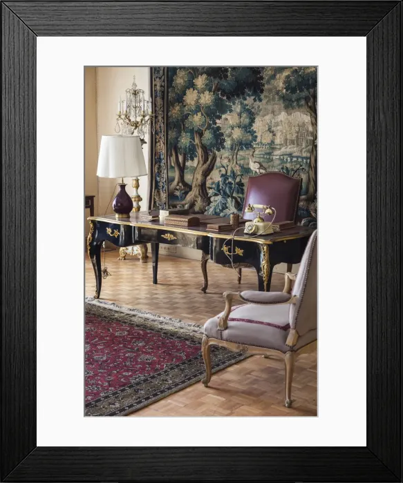 Framed Print : Iran, Tehran, Niyavaran Palace Complex, palace of the last Shah, Shahs private study Framed Print : Iran, Tehran, Niyavaran Palace Complex, palace of the last Shah, Shahs private study