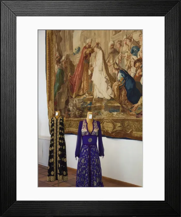 Framed Print : Iran, Tehran, Niyavaran Palace Complex, palace of the last Shah, gowns of the last Framed Print : Iran, Tehran, Niyavaran Palace Complex, palace of the last Shah, gowns of the last