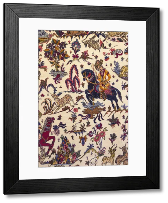 Framed Print : Iran, Tehran, Laleh Park, Carpet Museum of Iran, traditional Iranian carpet detail Framed Print : Iran, Tehran, Laleh Park, Carpet Museum of Iran, traditional Iranian carpet detail