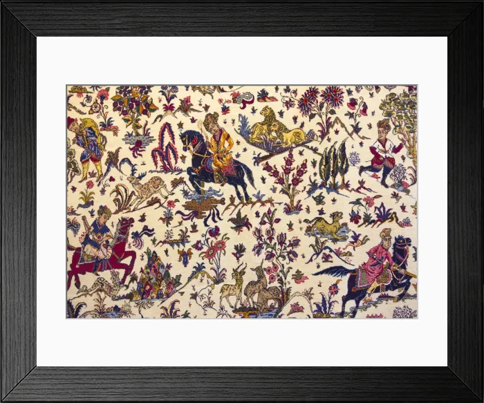 Framed Print : Iran, Tehran, Laleh Park, Carpet Museum of Iran, traditional Iranian carpet detail Framed Print : Iran, Tehran, Laleh Park, Carpet Museum of Iran, traditional Iranian carpet detail