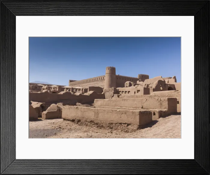 Framed Print : Iran, Southeastern Iran, Rayen, Arg e Rayen, ancient adobe citadel Framed Print : Iran, Southeastern Iran, Rayen, Arg e Rayen, ancient adobe citadel