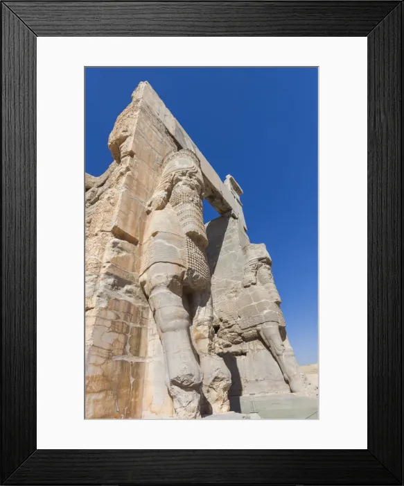 Framed Print : Iran, Central Iran, Persepolis, 6th century BC ancient city, Xerxes Gateway Framed Print : Iran, Central Iran, Persepolis, 6th century BC ancient city, Xerxes Gateway
