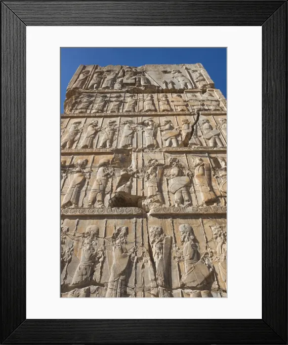 Framed Print : Iran, Central Iran, Persepolis, 6th century BC ancient city, frieze Framed Print : Iran, Central Iran, Persepolis, 6th century BC ancient city, frieze