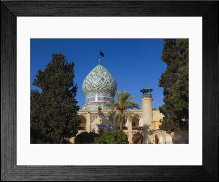 Framed Print : Iran, Central Iran, Shiraz, Imamzadeh-ye Ali Ebn-e Hamze, 19th century tomb of Emir Ali Framed Print : Iran, Central Iran, Shiraz, Imamzadeh-ye Ali Ebn-e Hamze, 19th century tomb of Emir Ali