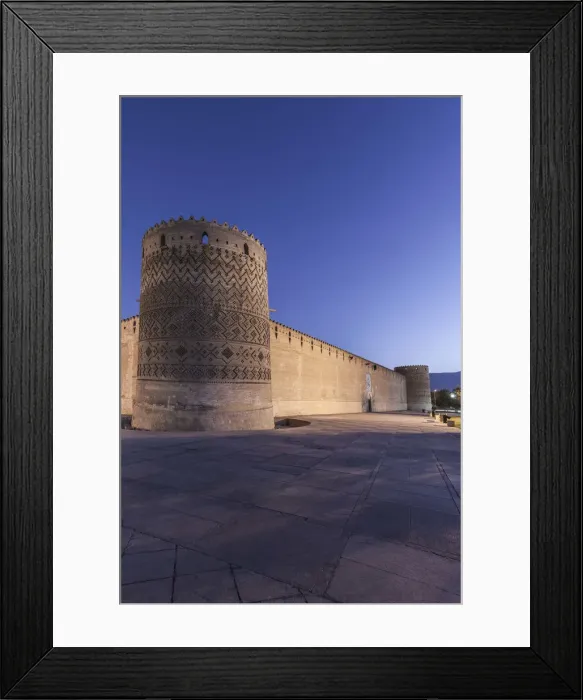 Framed Print : Iran, Central Iran, Shiraz, Arg-e Karim Khan Citadel, fortress, dawn Framed Print : Iran, Central Iran, Shiraz, Arg-e Karim Khan Citadel, fortress, dawn