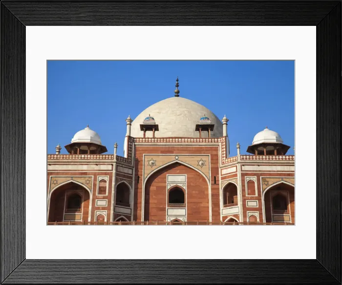Framed Print : India, Delhi, New Delhi, Humayuns Tomb - the tomb of the Mughal Emperor Humayun Framed Print : India, Delhi, New Delhi, Humayuns Tomb - the tomb of the Mughal Emperor Humayun