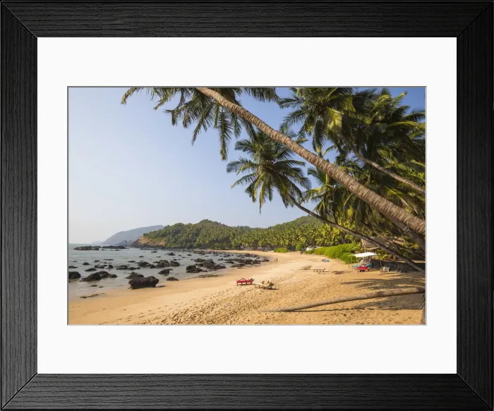 Framed Print : India, Goa, Kakolem beach, also known as Tiger beach Framed Print : India, Goa, Kakolem beach, also known as Tiger beach
