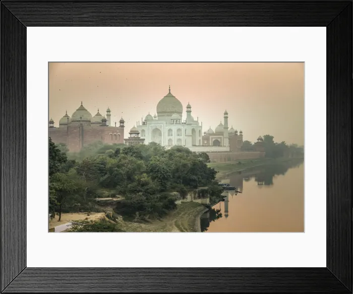 Framed Print : India, Agra, Taj Mahal (UNESCO World Heritage Site)